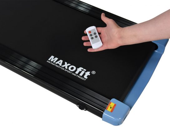MAXOfit Mini-Laufband MF-27 Blau – mit Fernbedienung
