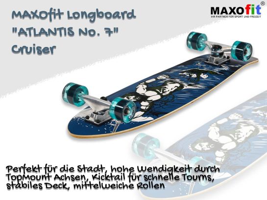 MAXOfit Longboard "Atlantis No.7" 84 cm