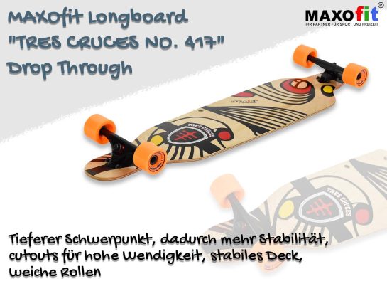 MAXOfit Longboard "Tres Cruces No.417" 104 cm