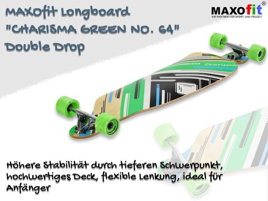 MAXOfit Longboard "Charisma Green No. 64" 101 cm
