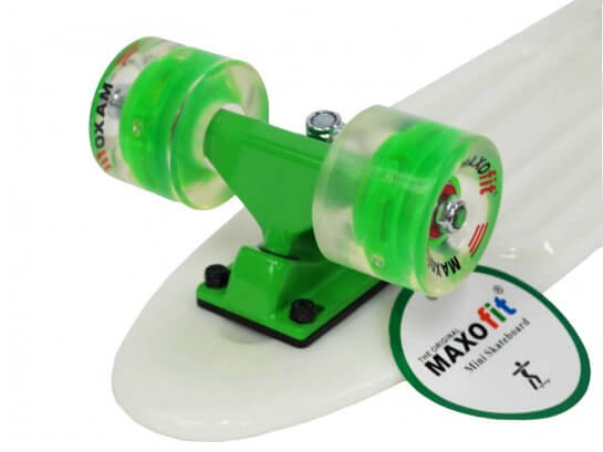 MAXOfit Mini Retro Skateboard "Alaska", 55 cm